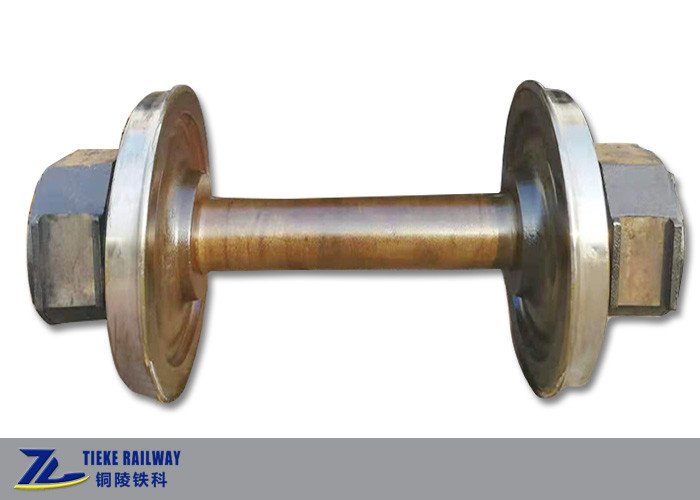 Het Type Wheelset 840mm van spoorwegg de Ladingswagen van Axle Assembly For 120t van het Treinwiel