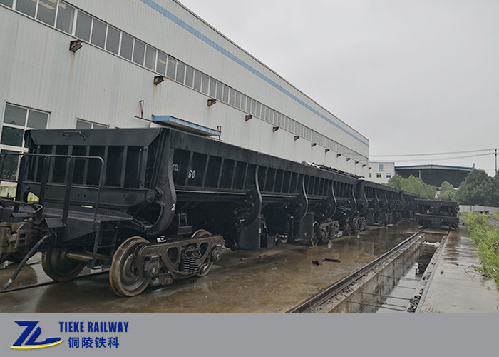De Ballast Pneumatische Zij Tippende Kipwagen van de ertssteenkool 60 Ton Ladings 50 Km/H