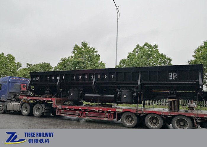27m3 van de de Autovrachtwagen AAR van de volume het Zijstortplaats Erts die van de de Ballaststeenkool Standaard 50 km/h laden
