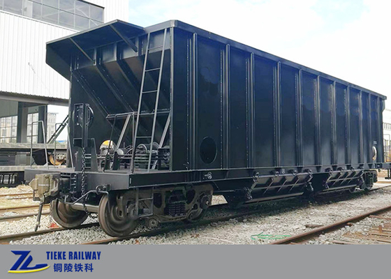 1435 mm standaardbreedte 90 ton payload snelle ontlading hopper wagons voor mineraal erts